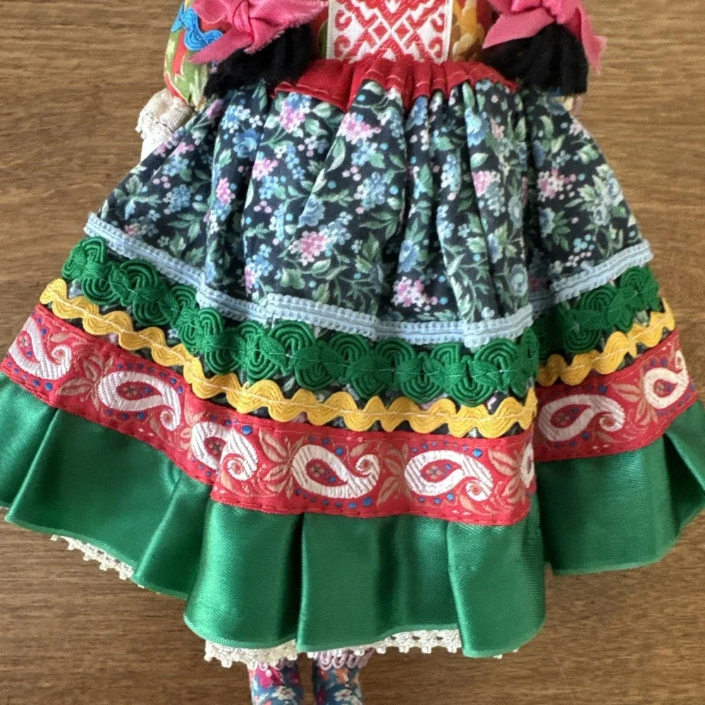 Vintage Russian Cloth Folk Art Doll  Tatiana